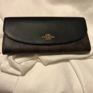 Authentic Coach Slim Envelope Wallet